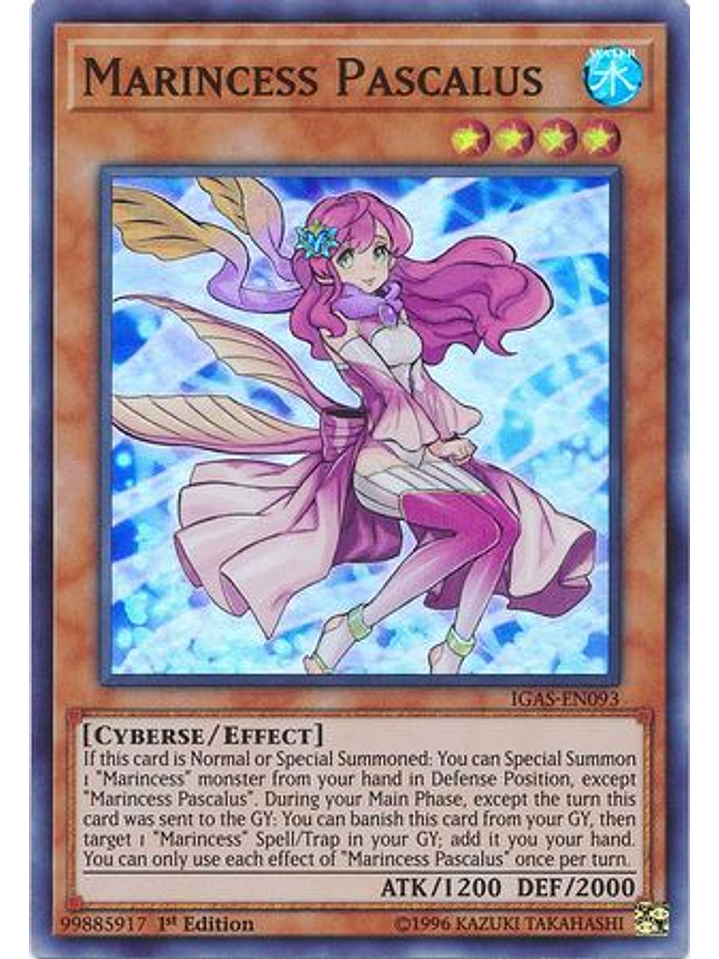 Marincess Pascalus - IGAS-EN093 - Super Rare 1st Edition 1