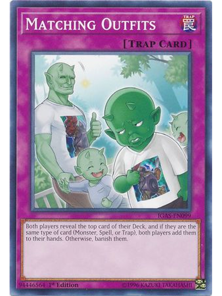 Matching Outfits - IGAS-EN099 - Common 1st Edition 1