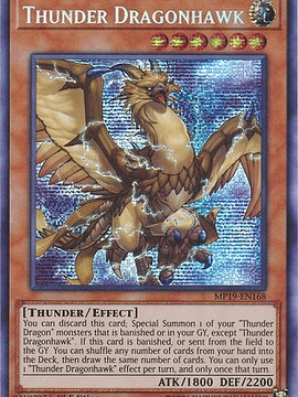 Thunder Dragonhawk - MP19-EN168 - Prismatic Secret Rare 1st Edition