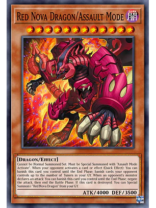 Red Nova Dragon/Assault Mode - BLZD-EN004 - Common 1st Edition