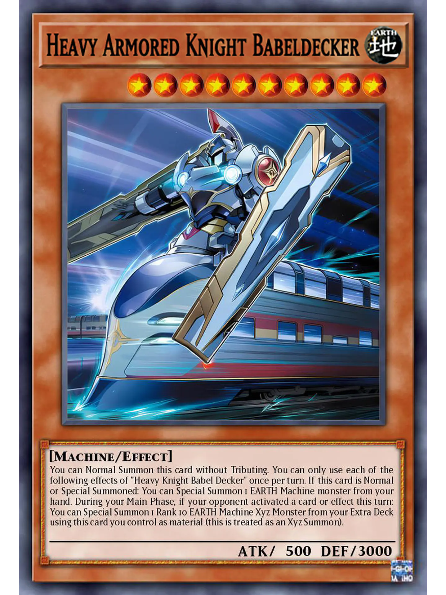 Heavy Armored Knight Babeldecker - BLZD-EN006 - Super Rare 1st Edition 1