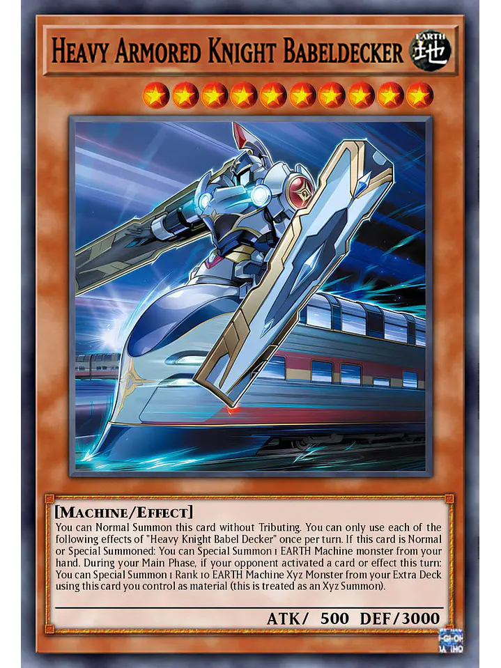 Heavy Armored Knight Babeldecker - BLZD-EN006 - Super Rare 1st Edition 1