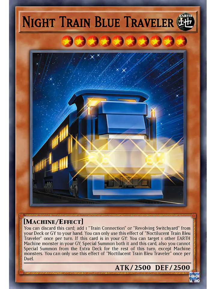 Night Train Blue Traveler - BLZD-EN007 - Super Rare 1st Edition 1