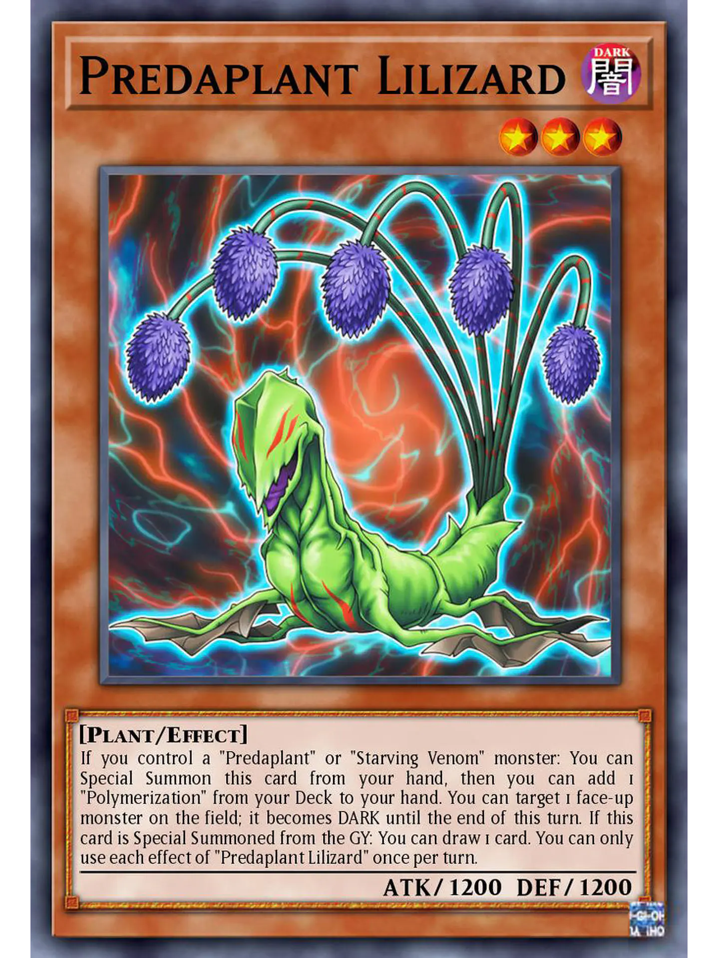 Predaplant Lilizard - BLZD-EN008 - Common 1st Edition 1