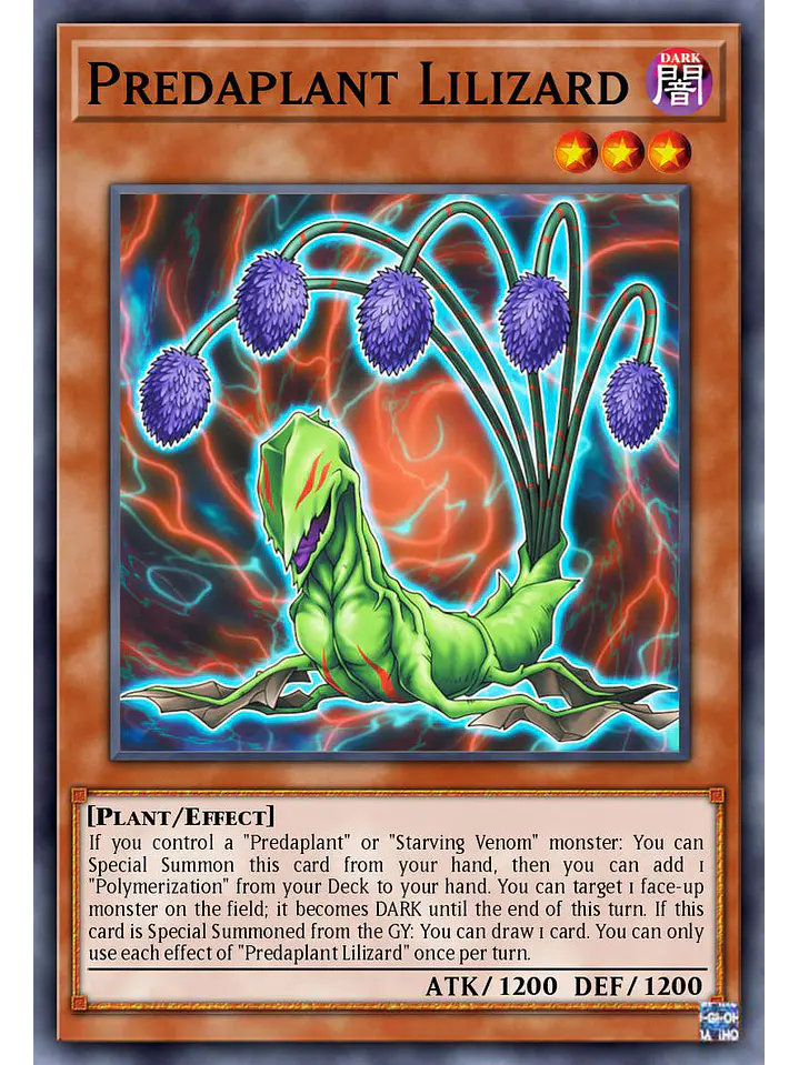 Predaplant Lilizard - BLZD-EN008 - Common 1st Edition 1
