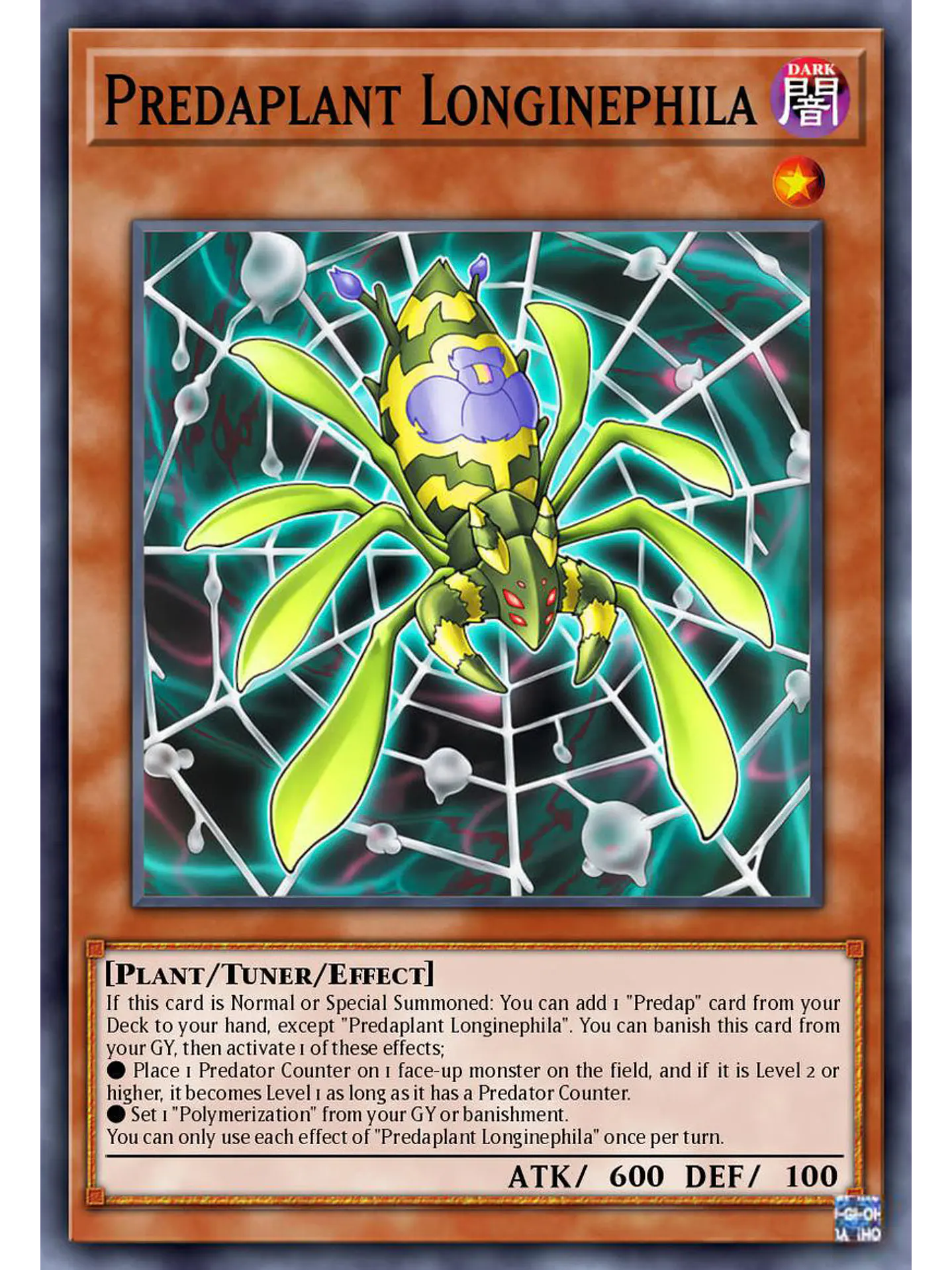 Predaplant Longinephila - BLZD-EN009 - Common 1st Edition 1