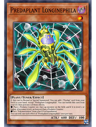 Predaplant Longinephila - BLZD-EN009 - Common 1st Edition