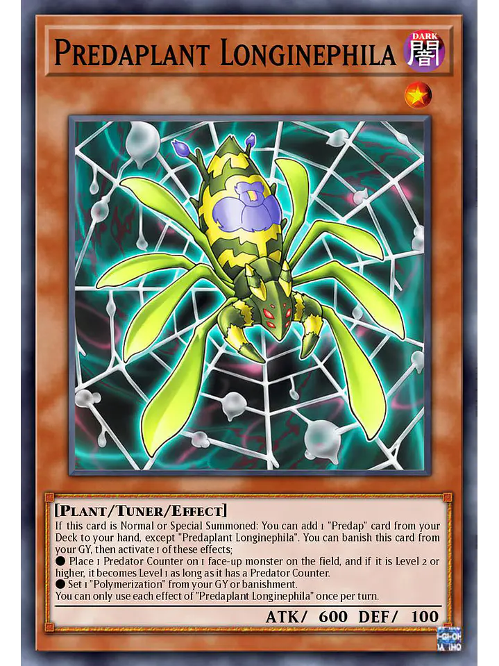 Predaplant Longinephila - BLZD-EN009 - Common 1st Edition 1