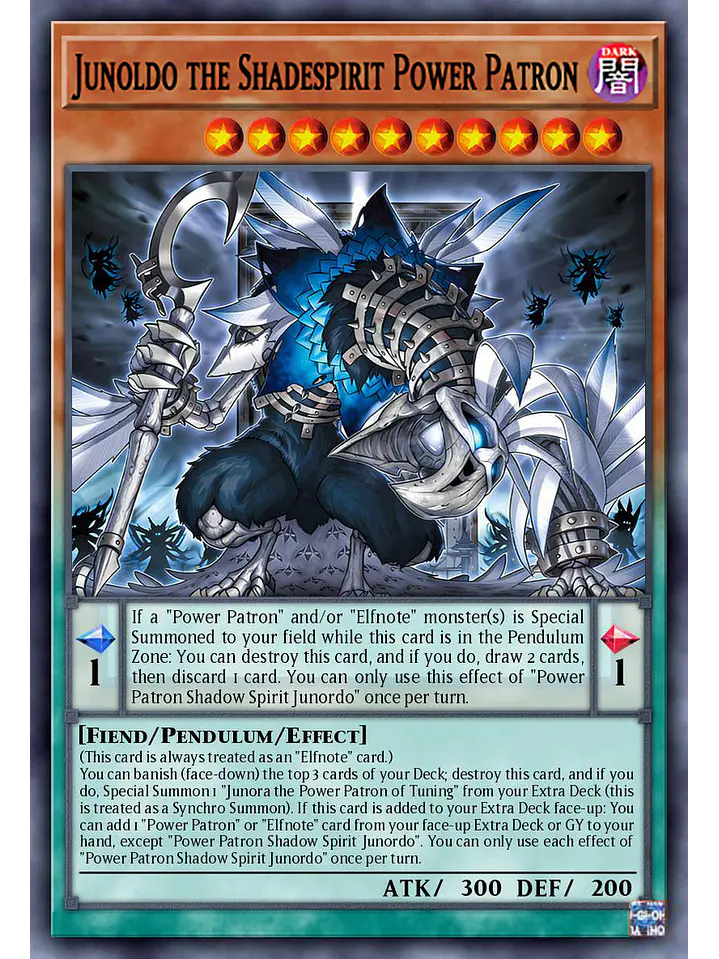 Junoldo the Shadespirit Power Patron - BLZD-EN013 - Starlight Rare 1st Edition 1