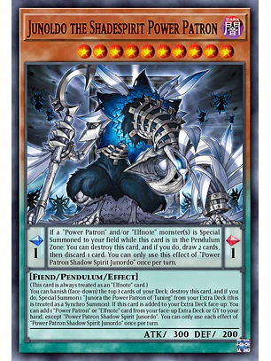 Junoldo the Shadespirit Power Patron - BLZD-EN013 - Ultra Rare 1st Edition