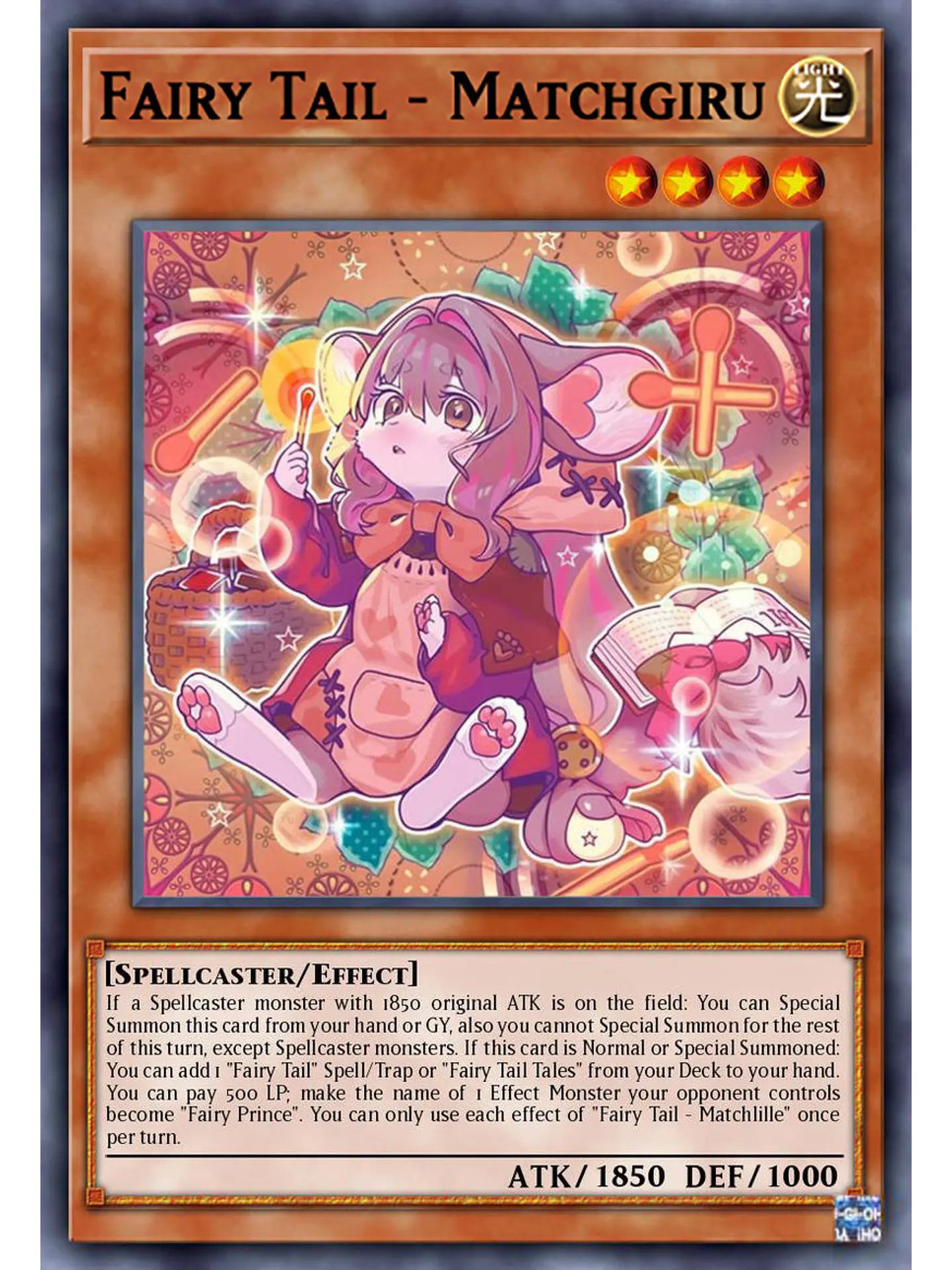 Fairy Tail - Matchgiru - BLZD-EN016 - Starlight Rare 1st Edition 1