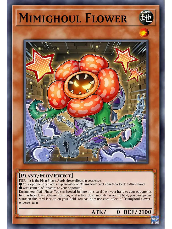 Mimighoul Flower - BLZD-EN017 - Common 1st Edition 1