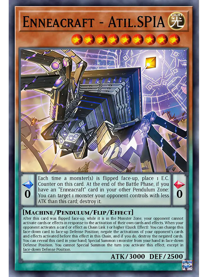 Enneacraft - Atil.SPIA - BLZD-EN020 - Super Rare 1st Edition 1