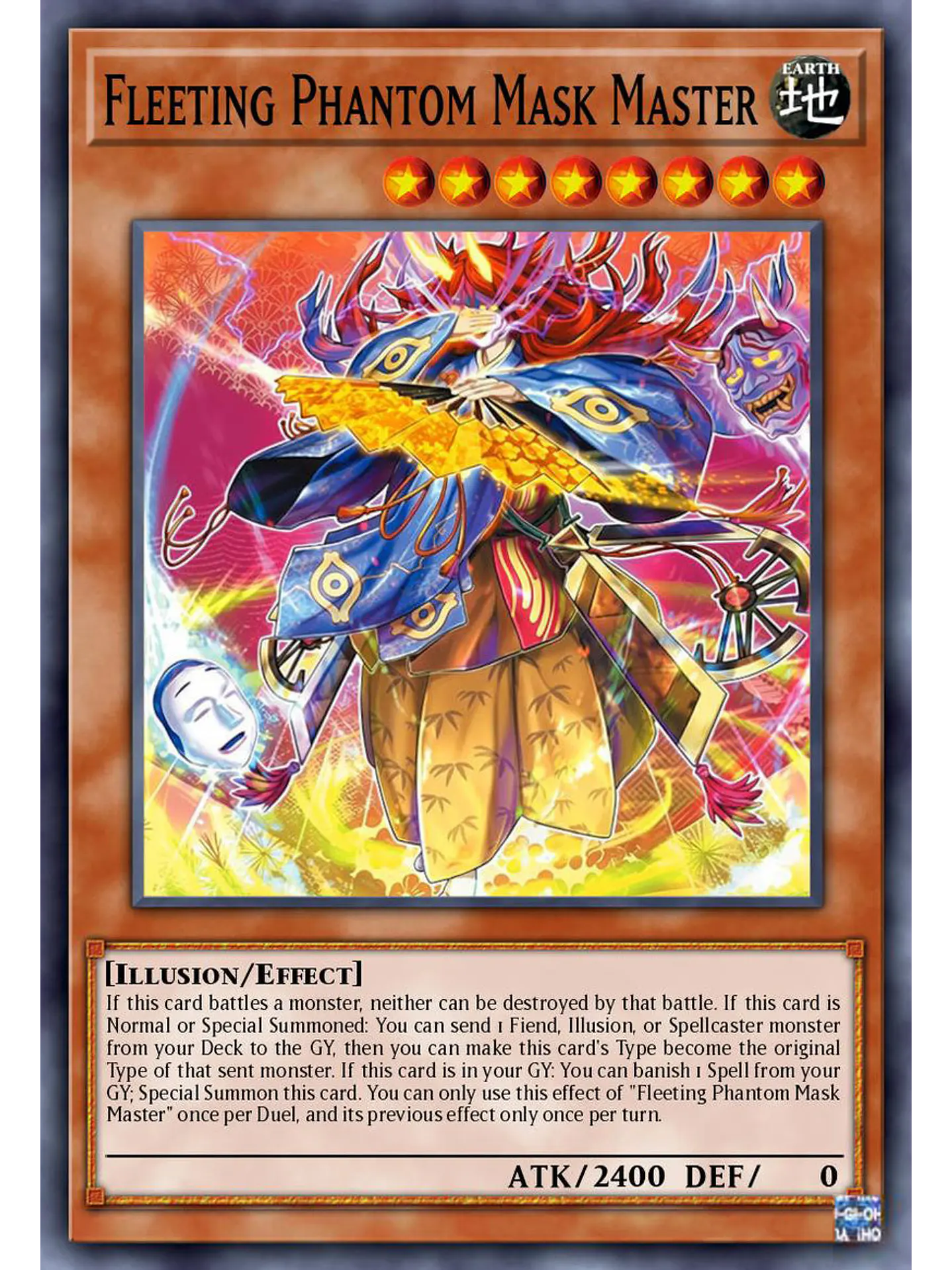 Fleeting Phantom Mask Master - BLZD-EN023 - Common 1st Edition 1