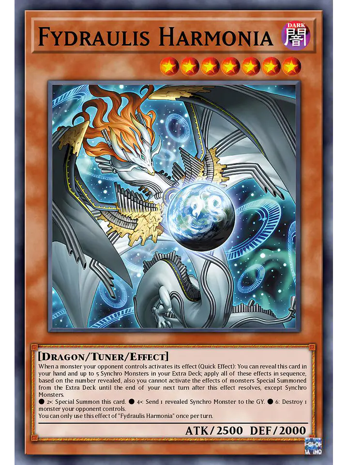 Fydraulis Harmonia - BLZD-EN024 - Secret Rare 1st Edition 1