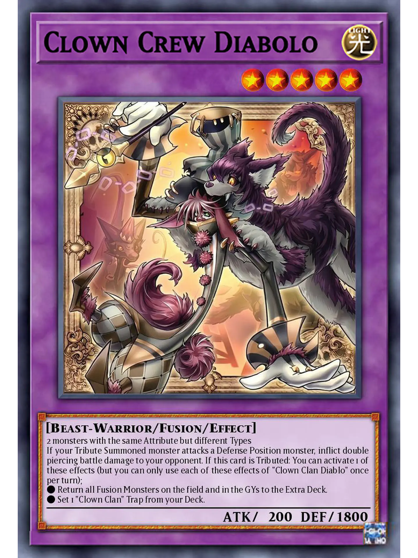 Clown Crew Diabolo - BLZD-EN032 - Common 1st Edition 1