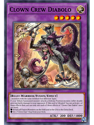 Clown Crew Diabolo - BLZD-EN032 - Common 1st Edition