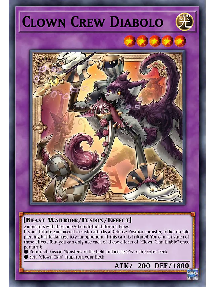 Clown Crew Diabolo - BLZD-EN032 - Common 1st Edition 1