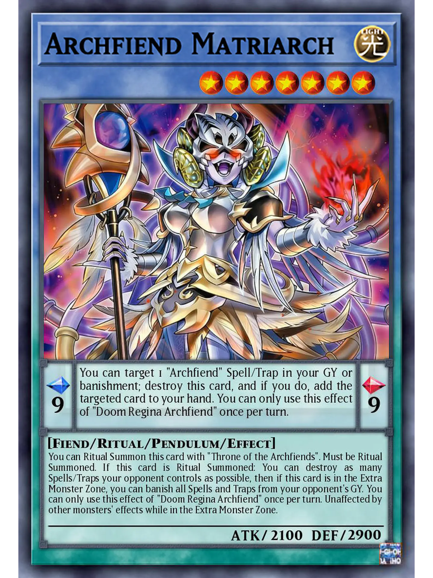 Archfiend Matriarch - BLZD-EN030 - Common 1st Edition 1