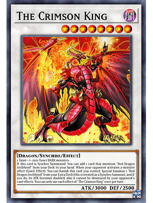 The Crimson King - BLZD-EN036 - Secret Rare 1st Edition