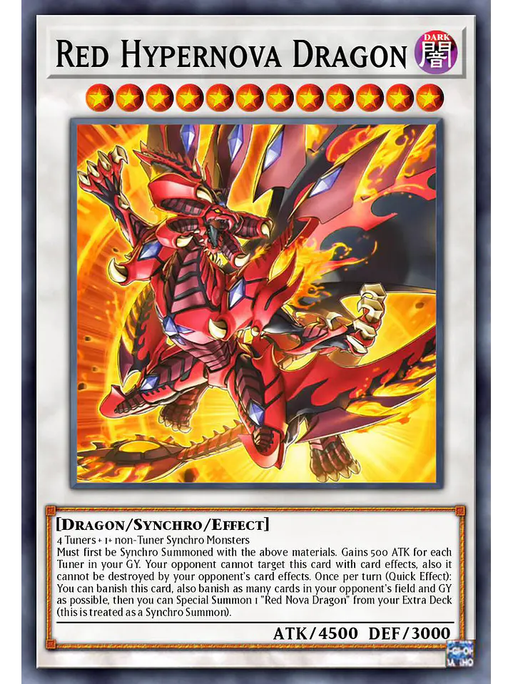 Red Hypernova Dragon - BLZD-EN038 - Super Rare 1st Edition 1