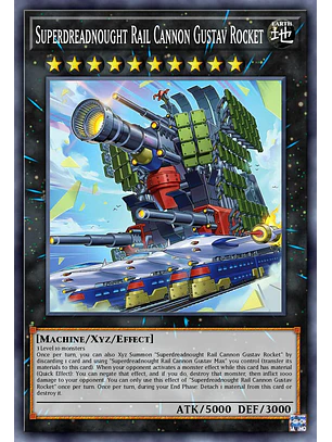 Superdreadnought Rail Cannon Gustav Rocket - BLZD-EN043 - Ultra Rare 1st Edition