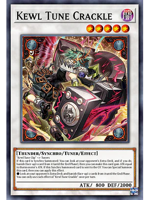 Kewl Tune Crackle - BLZD-EN041 - Starlight Rare 1st Edition