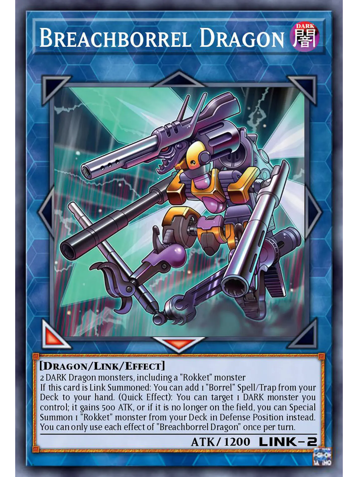 Breachborrel Dragon - BLZD-EN049 - Super Rare 1st Edition 1