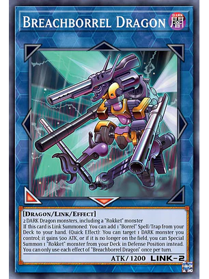 Breachborrel Dragon - BLZD-EN049 - Super Rare 1st Edition