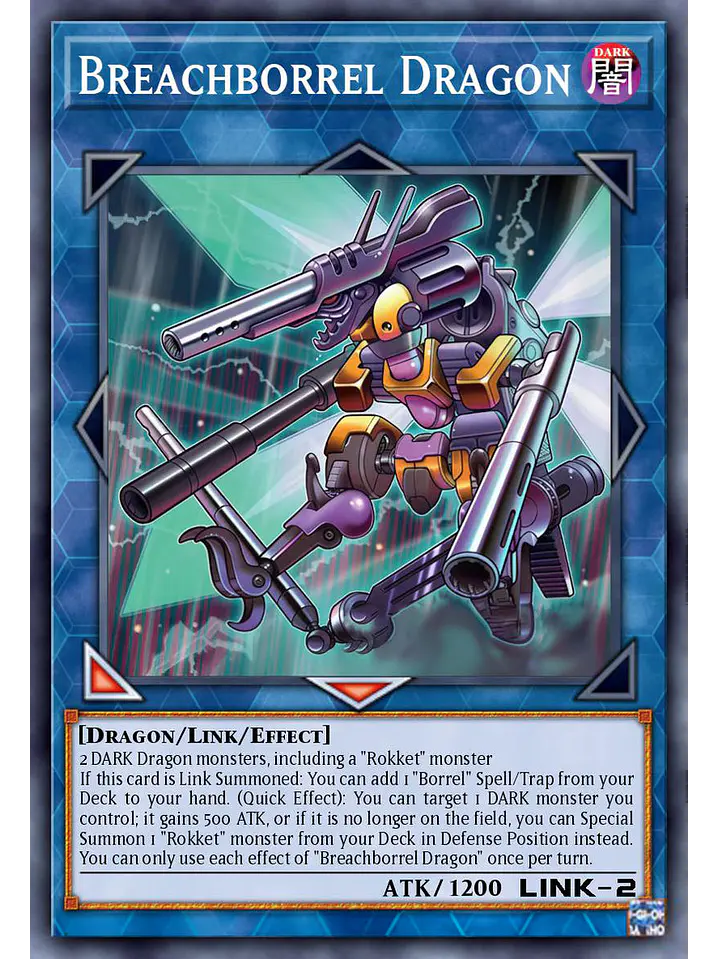 Breachborrel Dragon - BLZD-EN049 - Super Rare 1st Edition 1