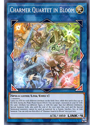 Charmer Quartet in Bloom - BLZD-EN050 - Starlight Rare 1st Edition