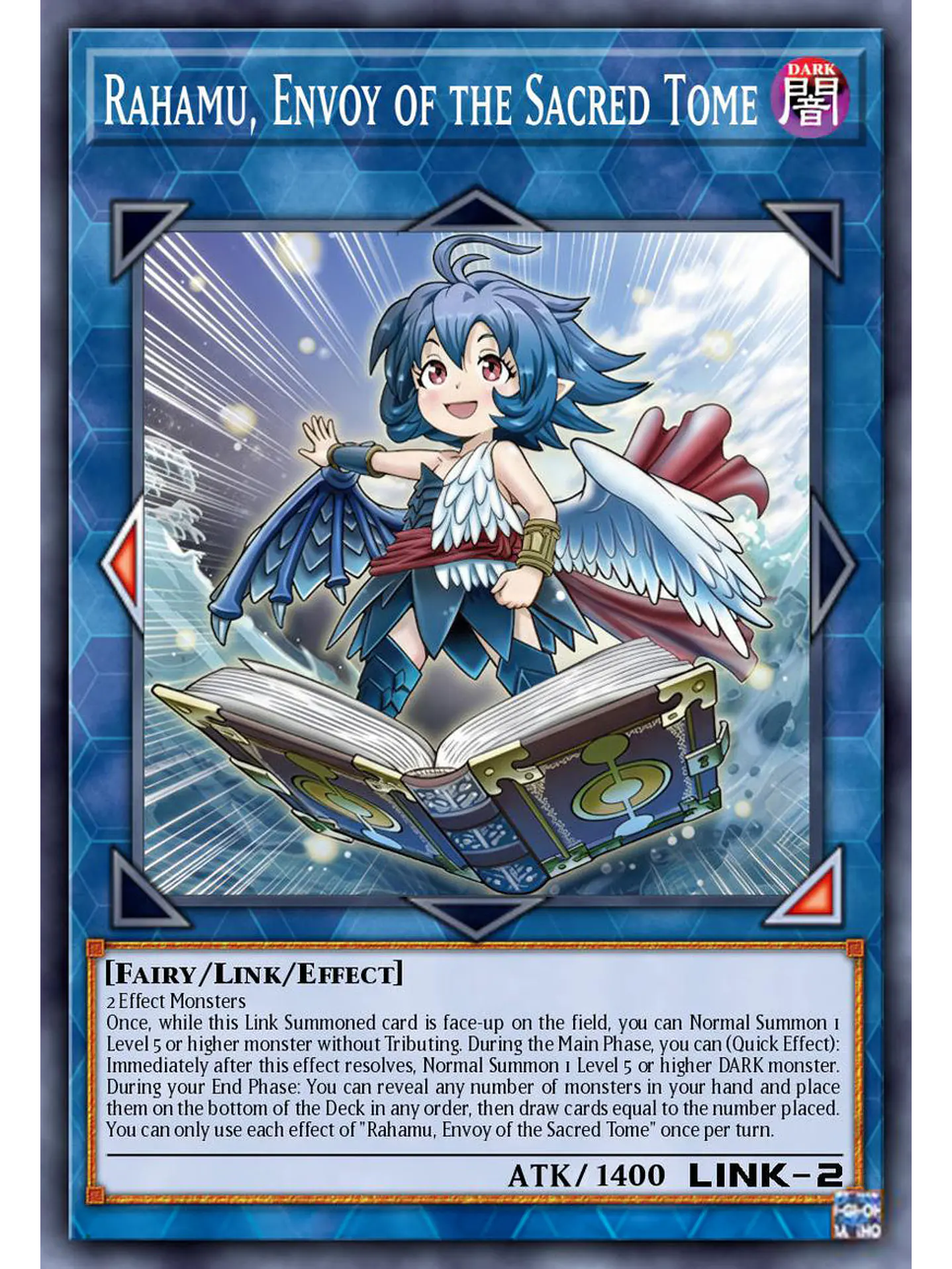 Rahamu, Envoy of the Sacred Tome - BLZD-EN051 - Common 1st Edition 1