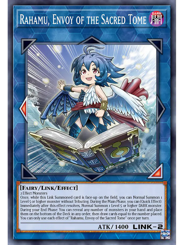 Rahamu, Envoy of the Sacred Tome - BLZD-EN051 - Common 1st Edition 1