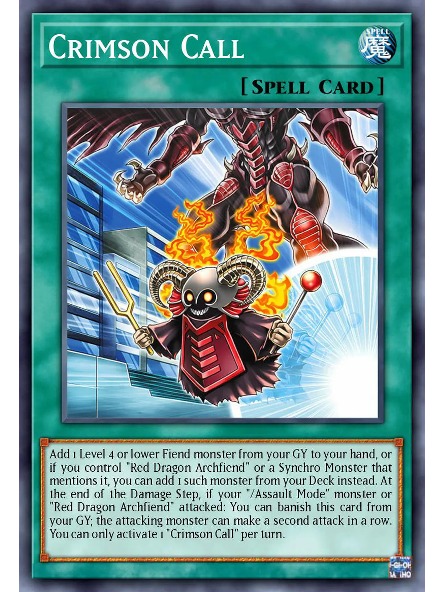 Crimson Call - BLZD-EN052 - Common 1st Edition 1