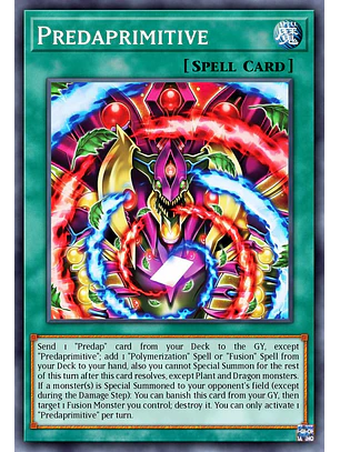 Predaprimitive - BLZD-EN055 - Super Rare 1st Edition