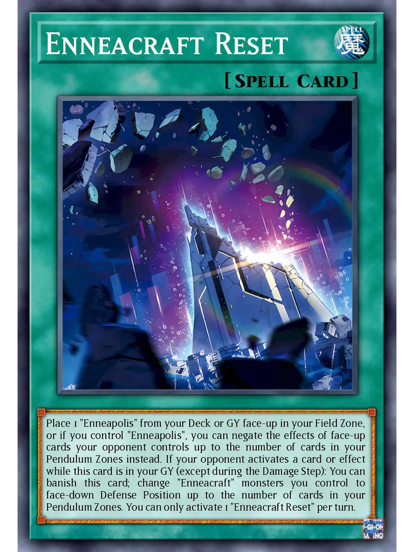 Enneacraft Reset - BLZD-EN065 - Common 1st Edition 1