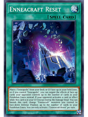 Enneacraft Reset - BLZD-EN065 - Common 1st Edition