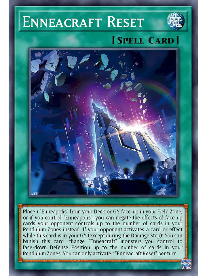 Enneacraft Reset - BLZD-EN065 - Common 1st Edition 1