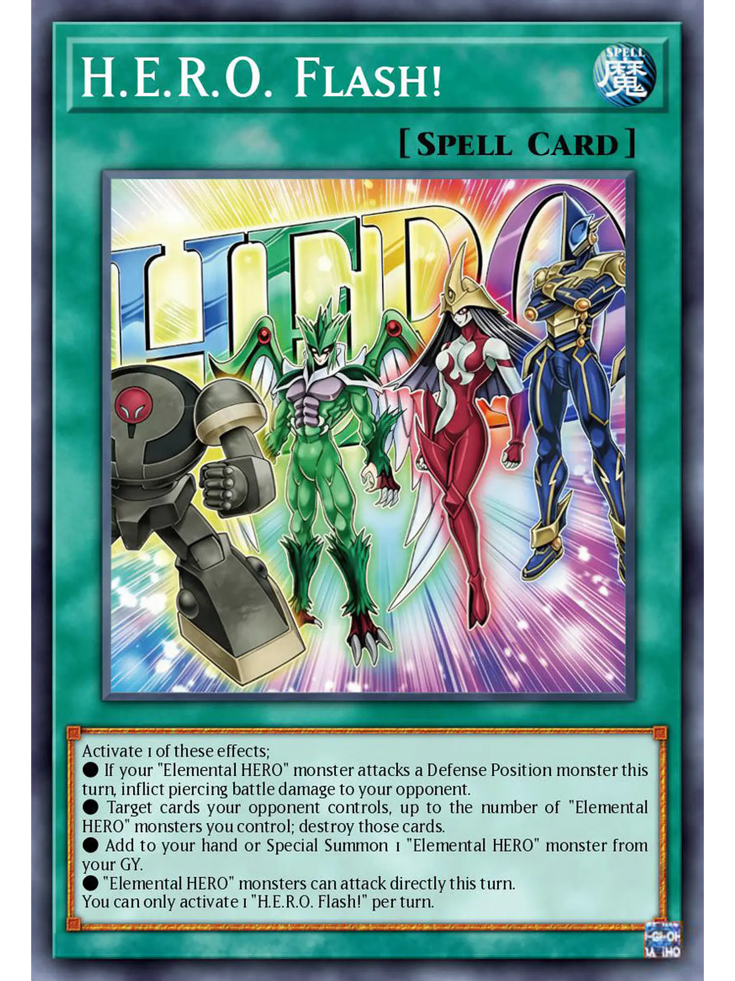 H.E.R.O. Flash! - BLZD-EN068 - Common 1st Edition 1