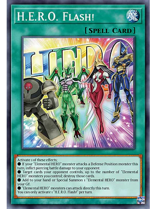 H.E.R.O. Flash! - BLZD-EN068 - Common 1st Edition