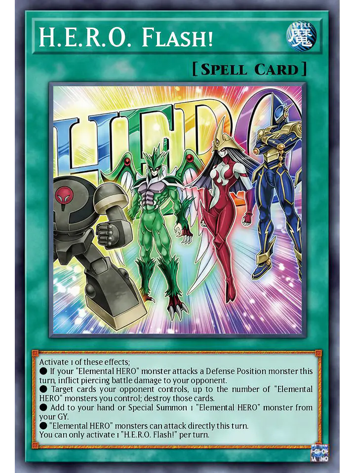 H.E.R.O. Flash! - BLZD-EN068 - Common 1st Edition 1