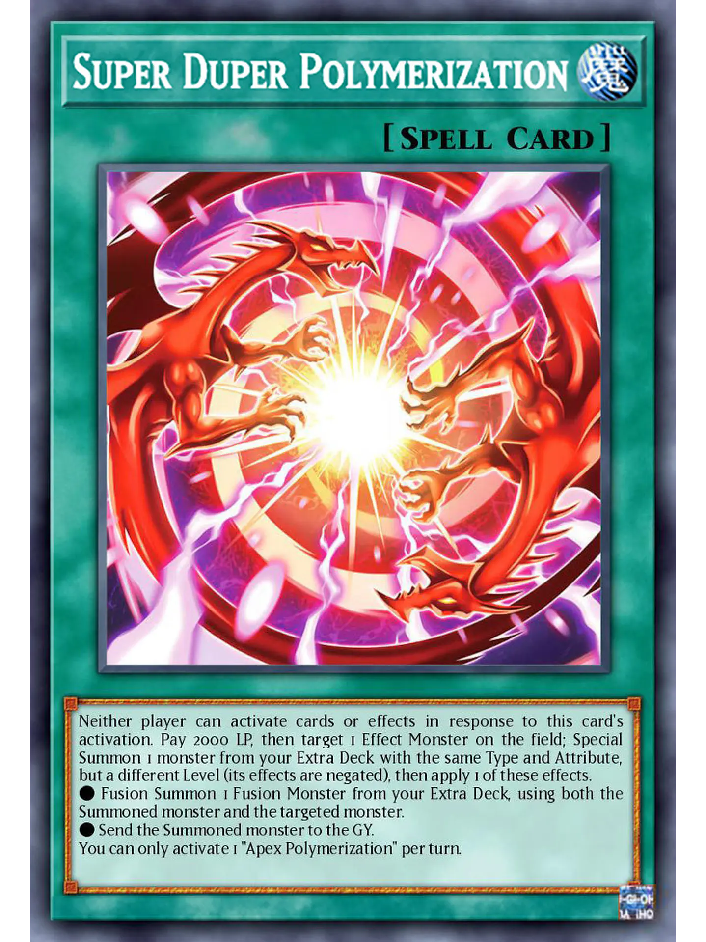 Super Duper Polymerization - BLZD-EN069 - Super Rare 1st Edition 1
