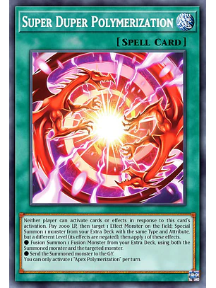Super Duper Polymerization - BLZD-EN069 - Super Rare 1st Edition
