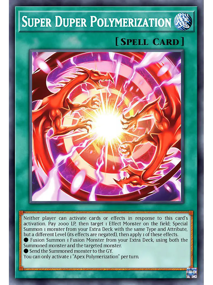 Super Duper Polymerization - BLZD-EN069 - Super Rare 1st Edition 1