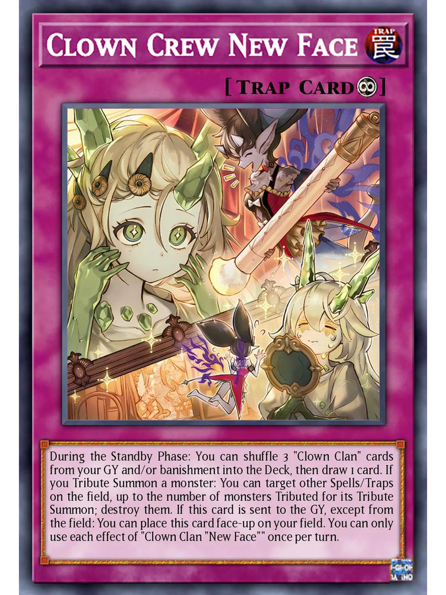 Clown Crew New Face - BLZD-EN074 - Common 1st Edition 1