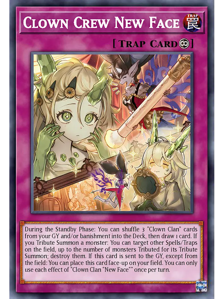 Clown Crew New Face - BLZD-EN074 - Common 1st Edition 1