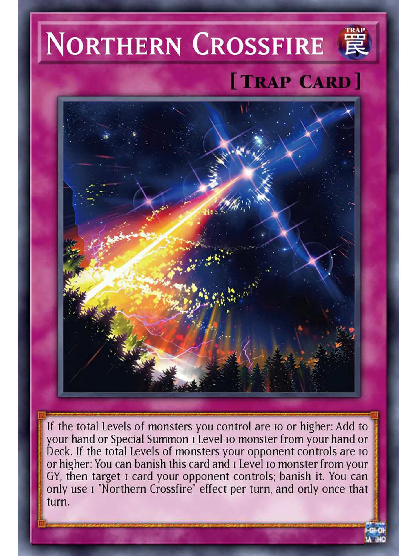 Northern Crossfire - BLZD-EN076 - Common 1st Edition 1