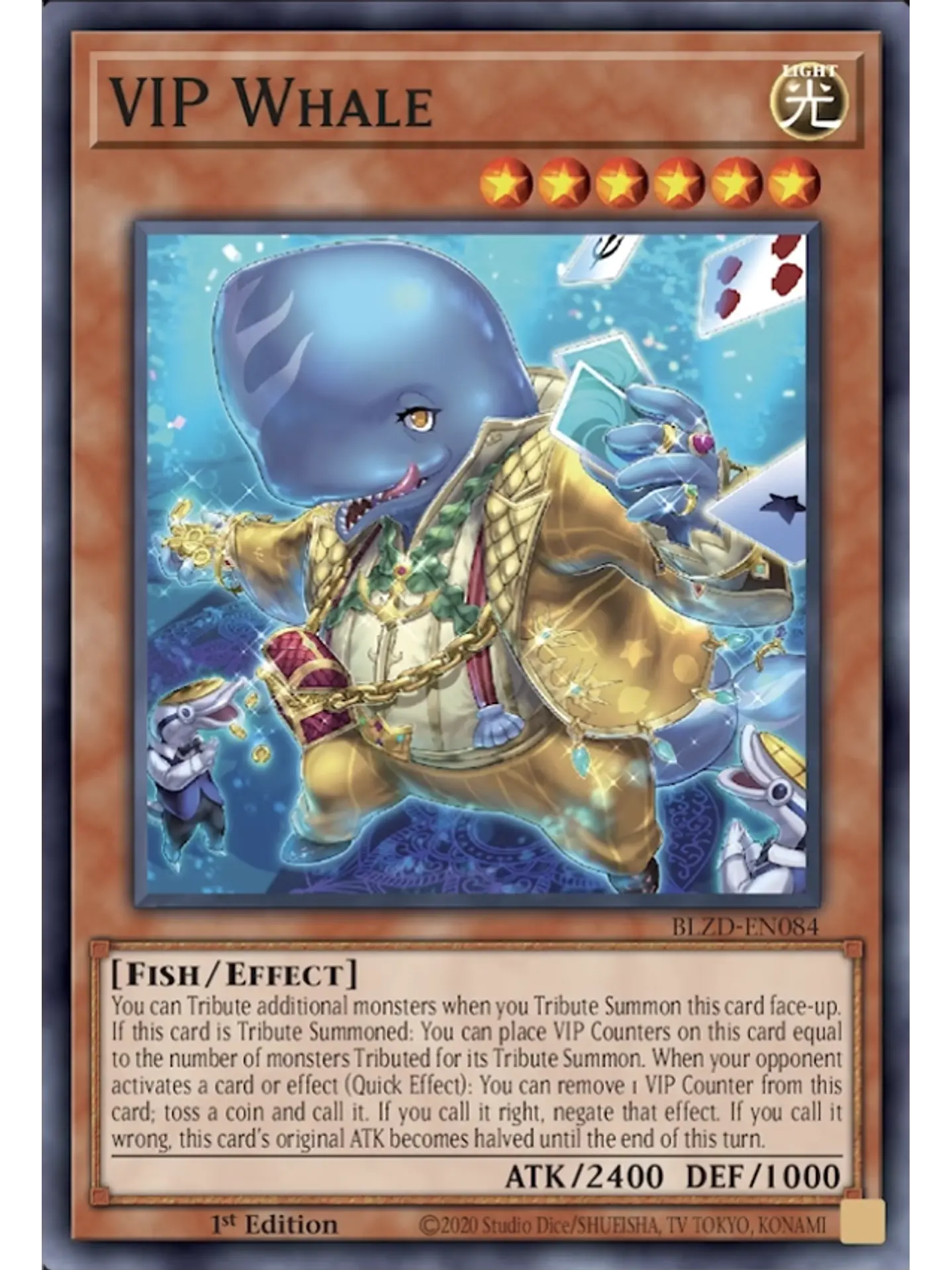 VIP Whale - BLZD-EN084 - Common 1st Edition 1