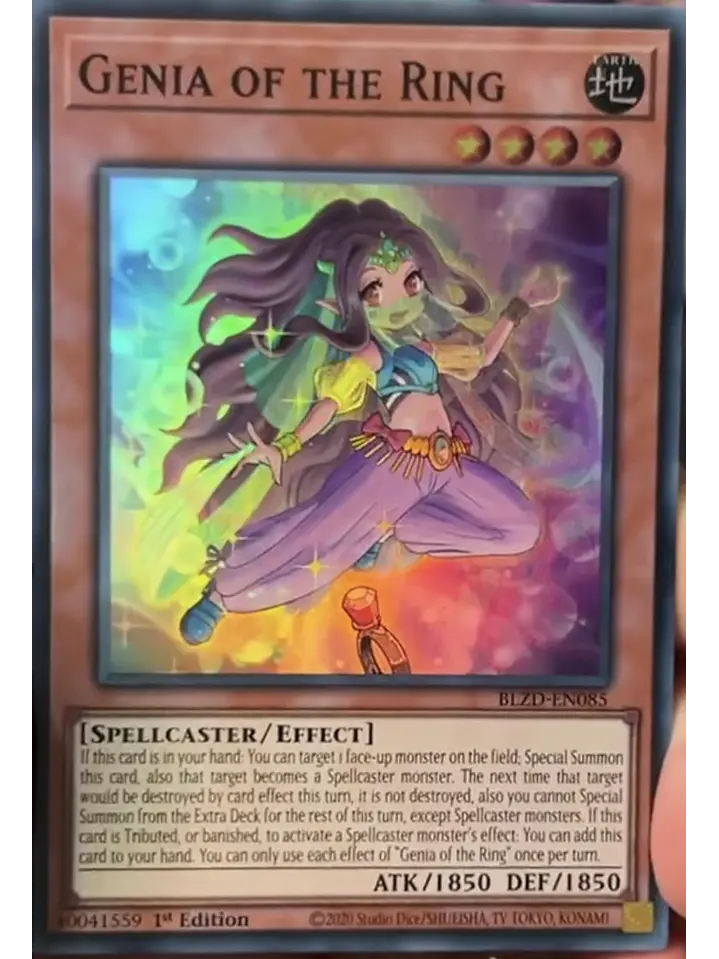 Genia of the Ring - BLZD-EN085 - Super Rare 1st Edition 1