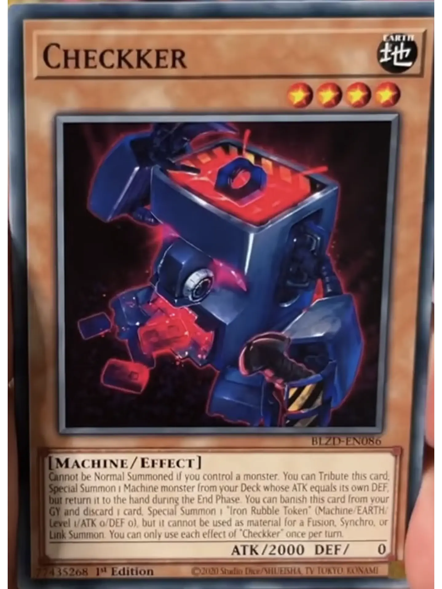 Checkker - BLZD-EN086 - Common 1st Edition 1